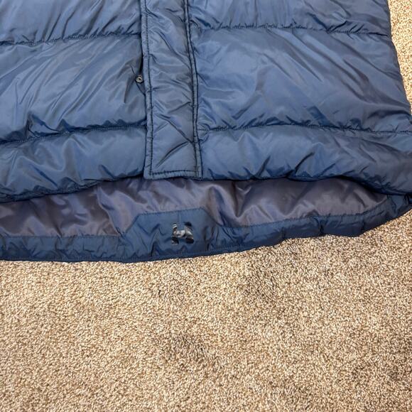 Helly Hansen Men's Size Small Navy Active Long Winter Parka Spell Out Puffer - Picture 6 of 16
